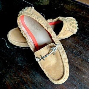 Women's Sperry Top-Sider driving moc In tan leather size 9M